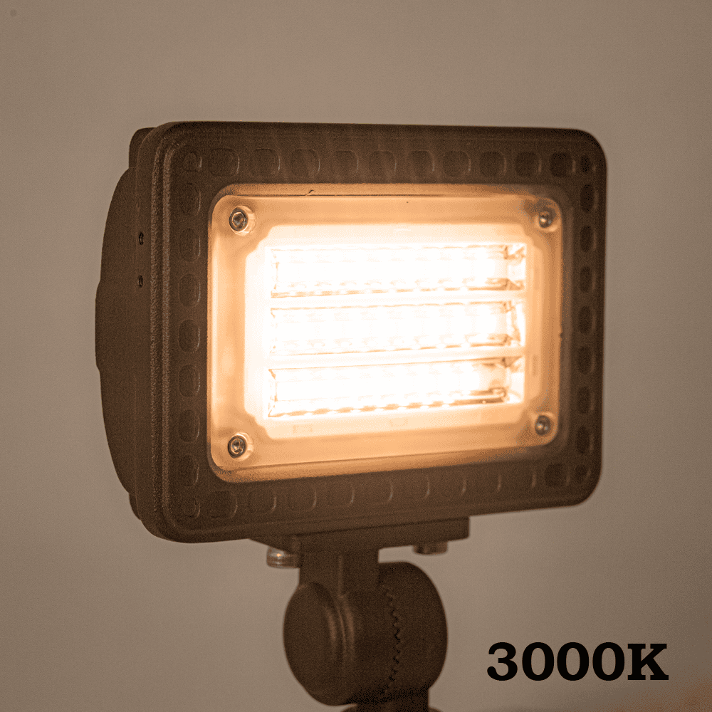 FLACCT20 4x/8x/12x Package Low Voltage Adjustable CCT and Wattage 5W-20W Outdoor LED Landscape Lighting Flood Light