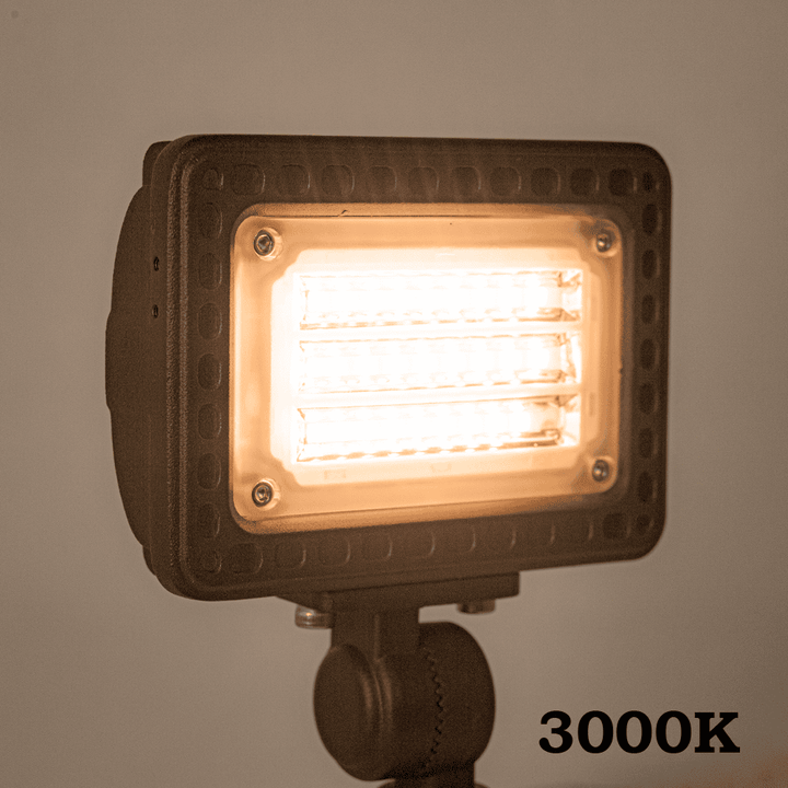 FLACCT20 4x/8x/12x Package Low Voltage Adjustable CCT and Wattage 5W-20W Outdoor LED Landscape Lighting Flood Light