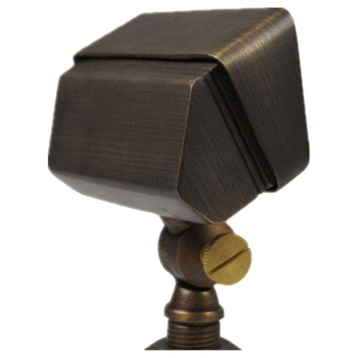 FPB01 4x/8x/12x Package Brass Rectangular LED Directional Floodlight Adjustable Lighting 3W 3000K Bulb