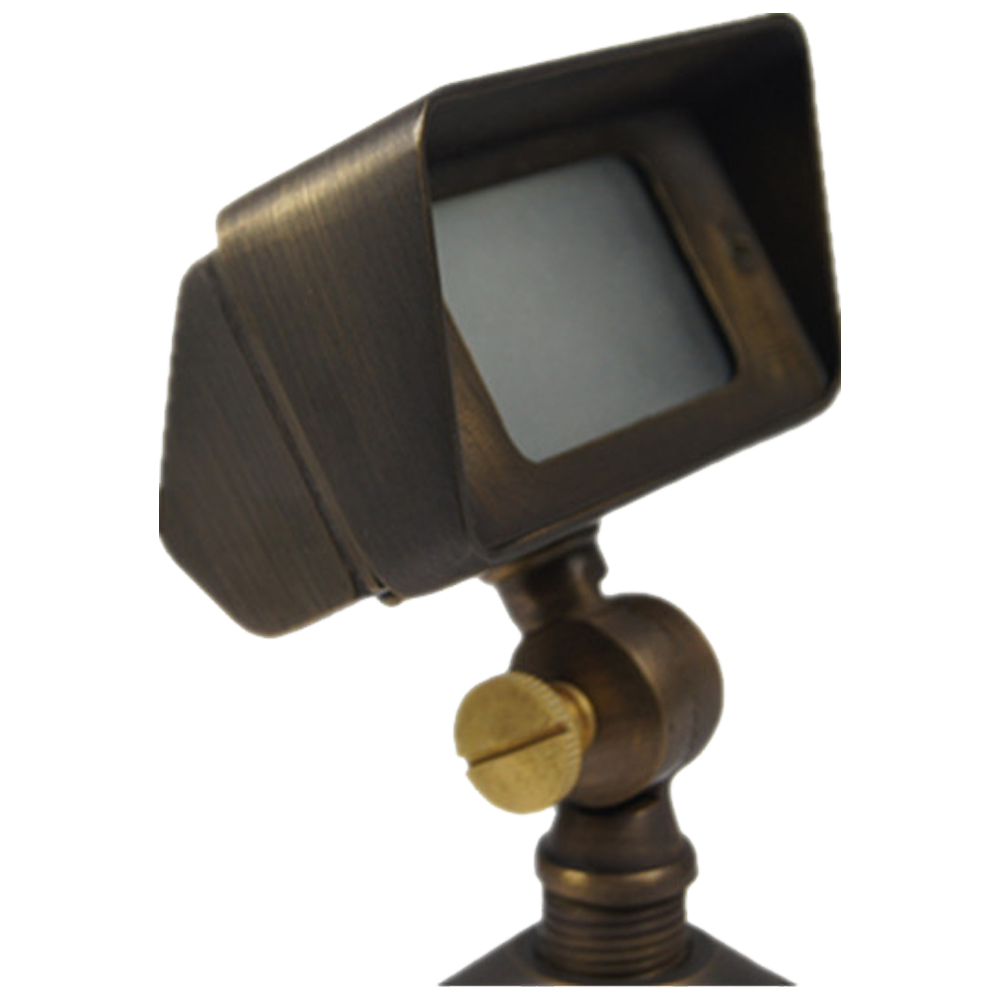 FPB01 4x/8x/12x Package Brass Rectangular LED Directional Floodlight Adjustable Lighting 3W 3000K Bulb