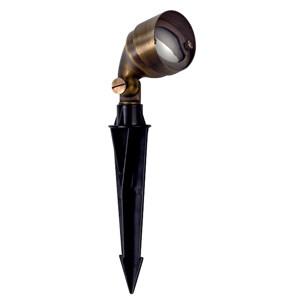 Outdoor Landscape Lighting LED 12V Low Voltage FPB03 Cast Brass Floodlight | Lamp Ready 12V Low Voltage Landscape Light G4 Socket