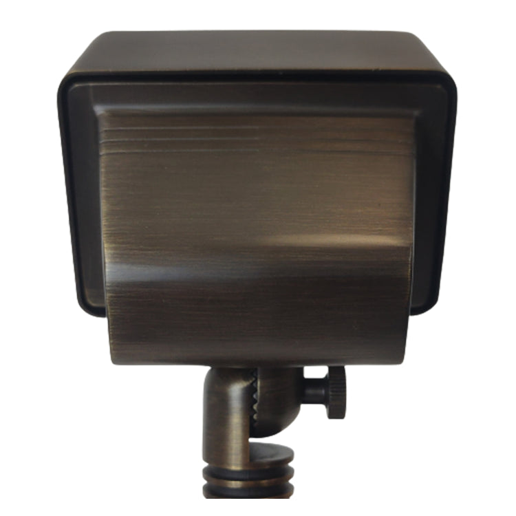 FPBCC05 Cast Brass 3CCT Adjustable 3W-10W Rectangular Built-In LED Flood Light Low Voltage Fixture