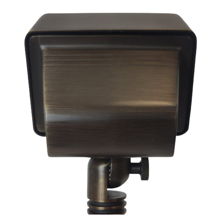 FPBCC05 Cast Brass 3CCT Adjustable 3W-10W Rectangular Built-In LED Flood Light Low Voltage Fixture