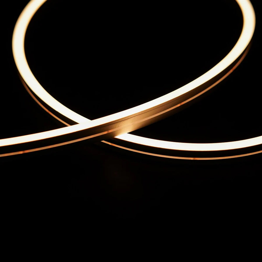 Outdoor Landscape Lighting LED 12V Low Voltage SLN04 Dotless COB LED Neon Side Flex Strip Light 3.05W/ft 16.4'x 0.47"x 0.23" AC12V IP67 16.4ft