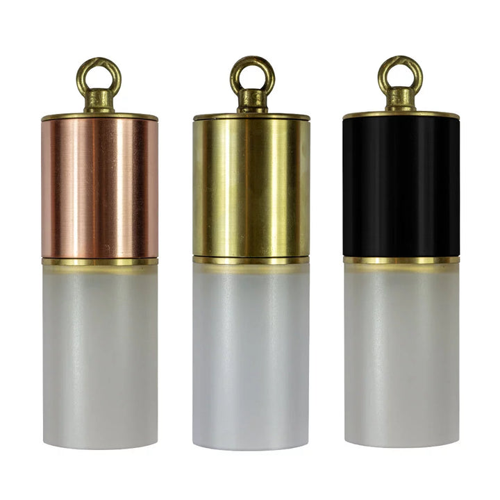 Brilliance Glacier Low Voltage Directional MR16 Brass and Acrylic Hanging Pendant Downlight Outdoor Landscape Lighting