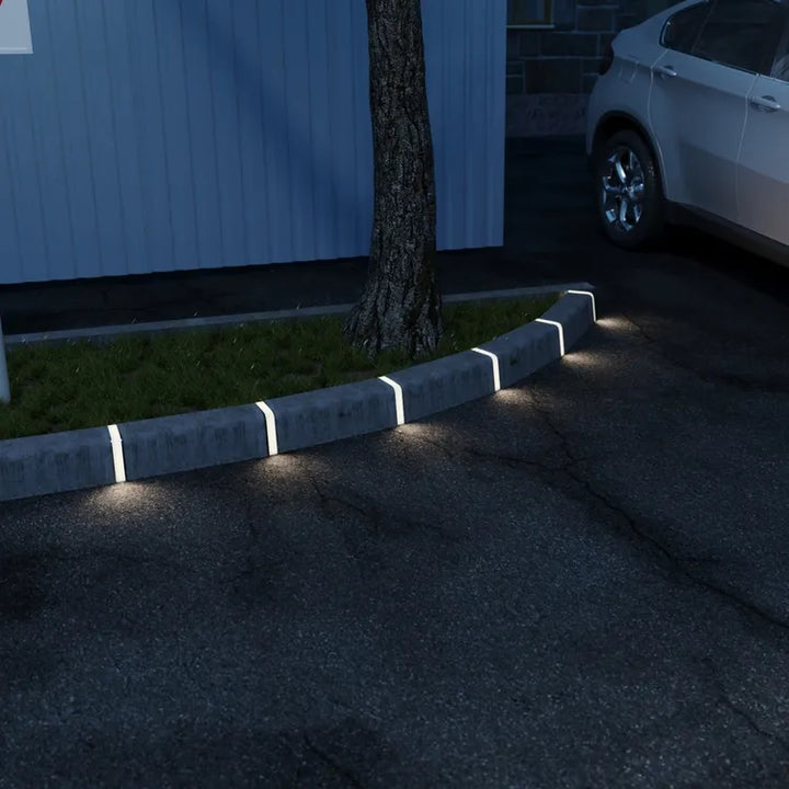 CRG34 3.9″x 1.37″x 7.8″ Paver Well Light - Heavy Duty Cast Aluminum, IP65 3.5W 3000K AC/DC 12V Low Voltage COB