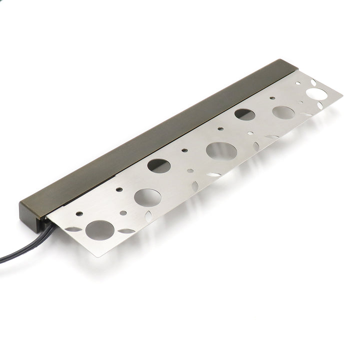 HL12B04 4x/8x/12x Package 4W 12" Solid Brass Integrated LED Hardscape Light Low Voltage Landscape Lighting
