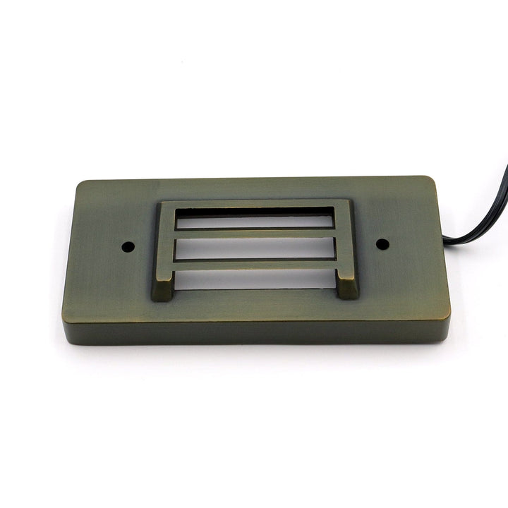 IDL01 4x/8x/12x Package Solid Brass Surface Mount 2700K Warm White Integrated LED Step Light Low Voltage Landscape Lighting