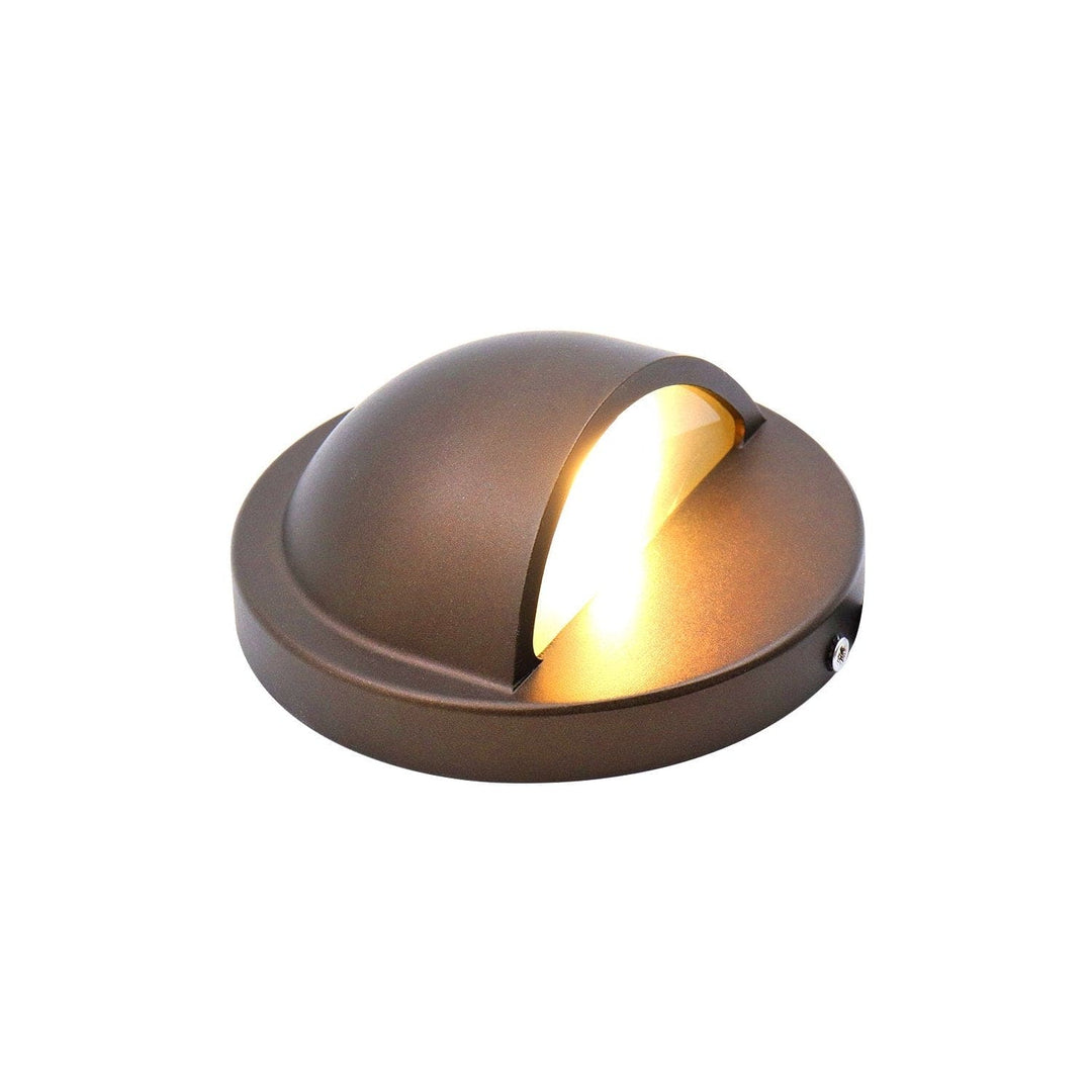 IDL02 4x/8x/12x Package Aluminum Round Surface Mount 2700K Warm White Integrated LED Deck Light Low Voltage Landscape Lighting