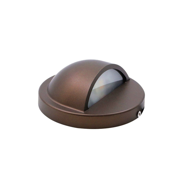 IDL02 4x/8x/12x Package Aluminum Round Surface Mount 2700K Warm White Integrated LED Deck Light Low Voltage Landscape Lighting
