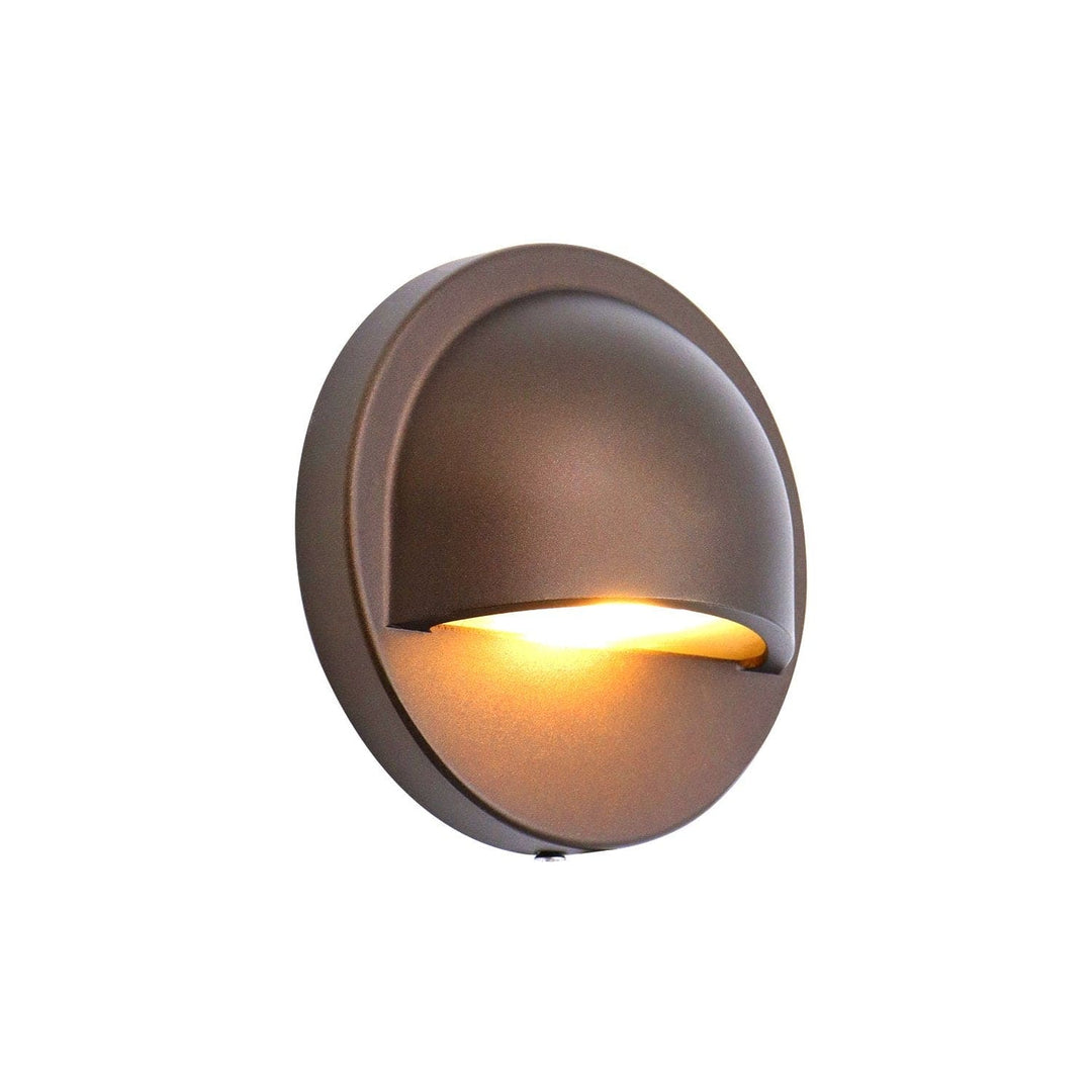 IDL02 4x/8x/12x Package Aluminum Round Surface Mount 2700K Warm White Integrated LED Deck Light Low Voltage Landscape Lighting