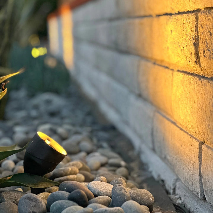 FLBP03 Tulay Black Oval Flood Light Low Voltage Outdoor Lighting