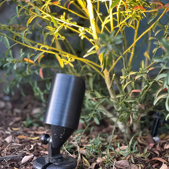 SPBP02 Rein Adjustable Brown Brass Spotlight Low Voltage Landscape Lighting