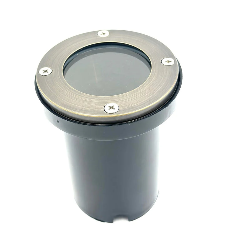 UNBP06 Rein Brown Brass In-Ground Well Light Low Voltage Outdoor Lighting