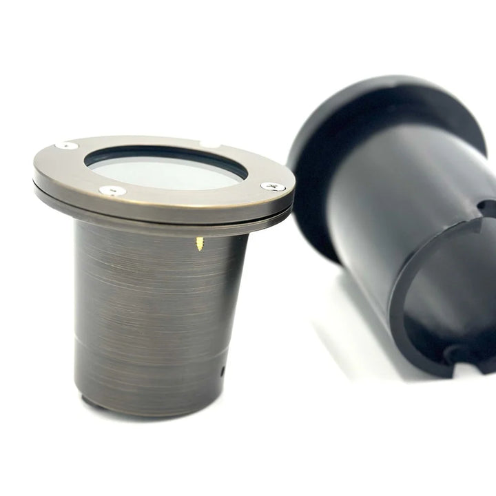 UNBP06 Rein Brown Brass In-Ground Well Light Low Voltage Outdoor Lighting