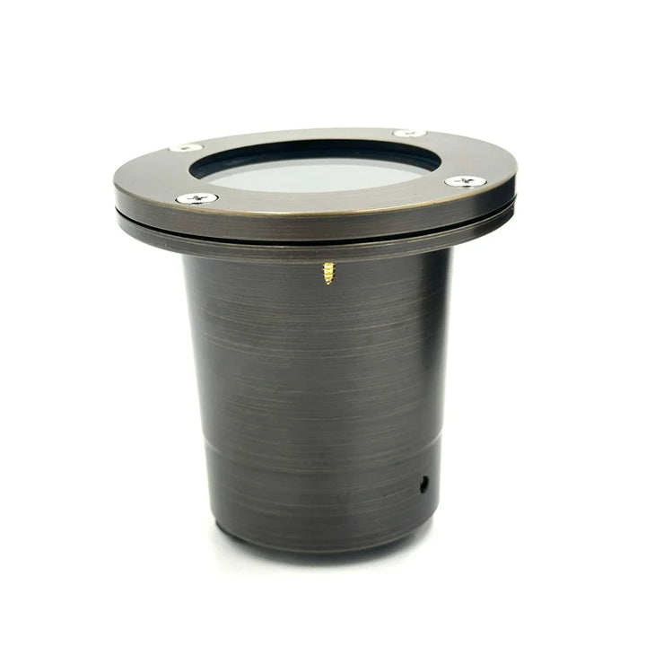 UNBP06 Rein Brown Brass In-Ground Well Light Low Voltage Outdoor Lighting