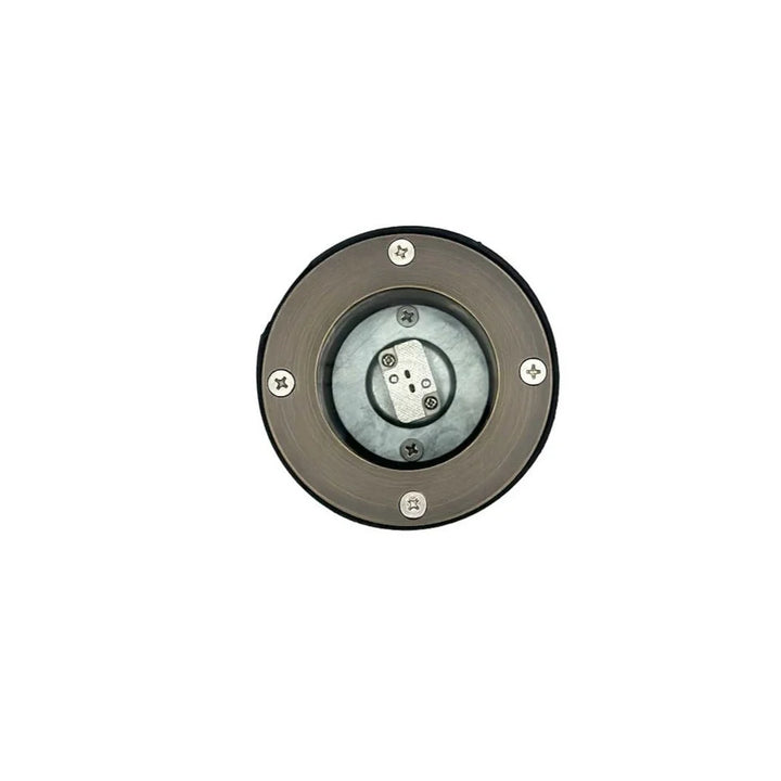UNBP06 Rein Brown Brass In-Ground Well Light Low Voltage Outdoor Lighting