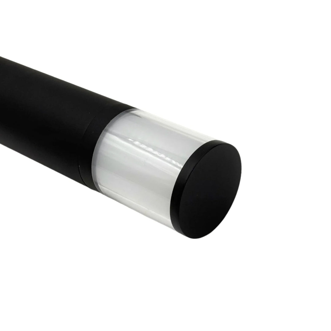 BPLP01 Brutus 18" Black Brass Bollard Light Low Voltage Outdoor Lighting