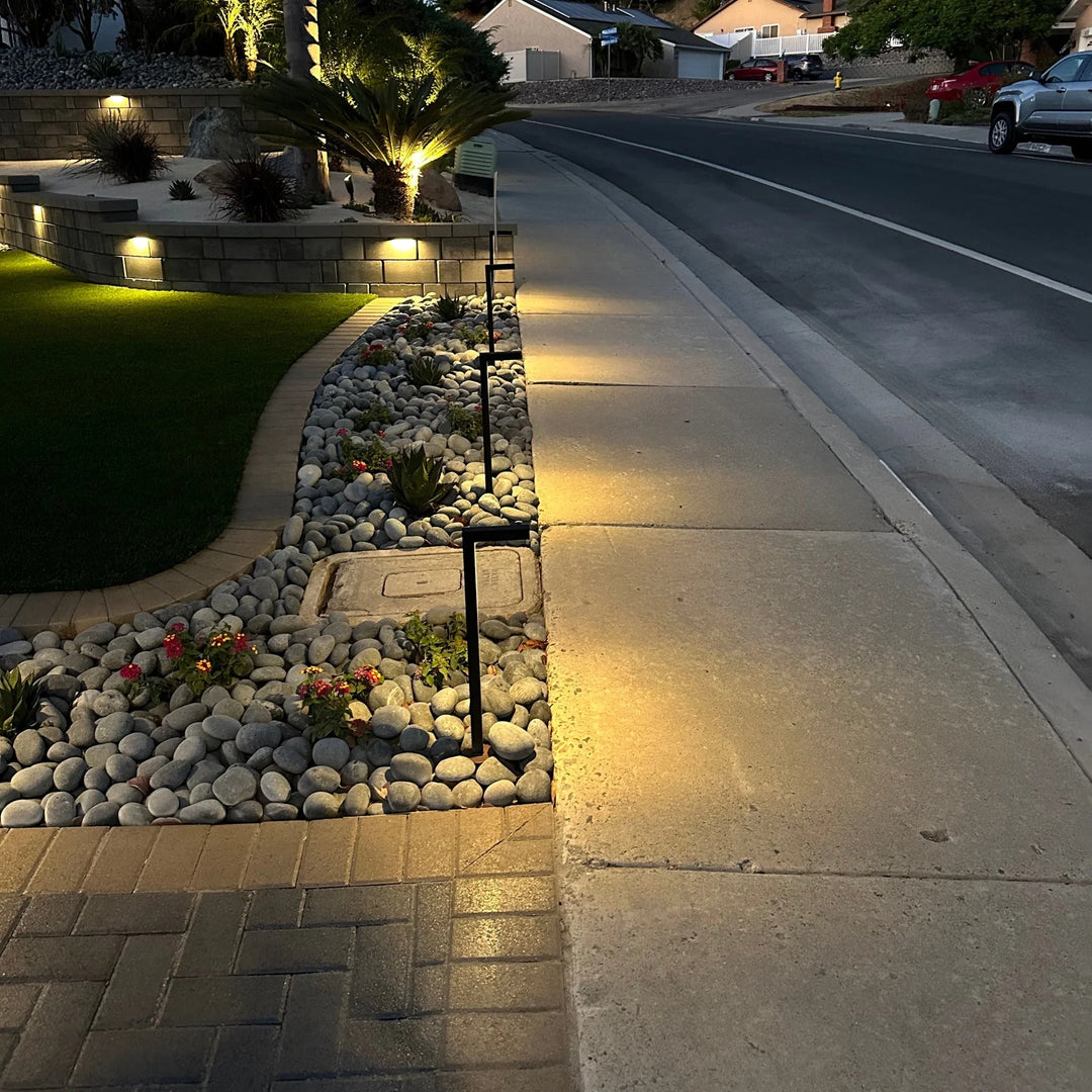 BPLP03 Aspen Brass Path Light Low Voltage Outdoor Lighting