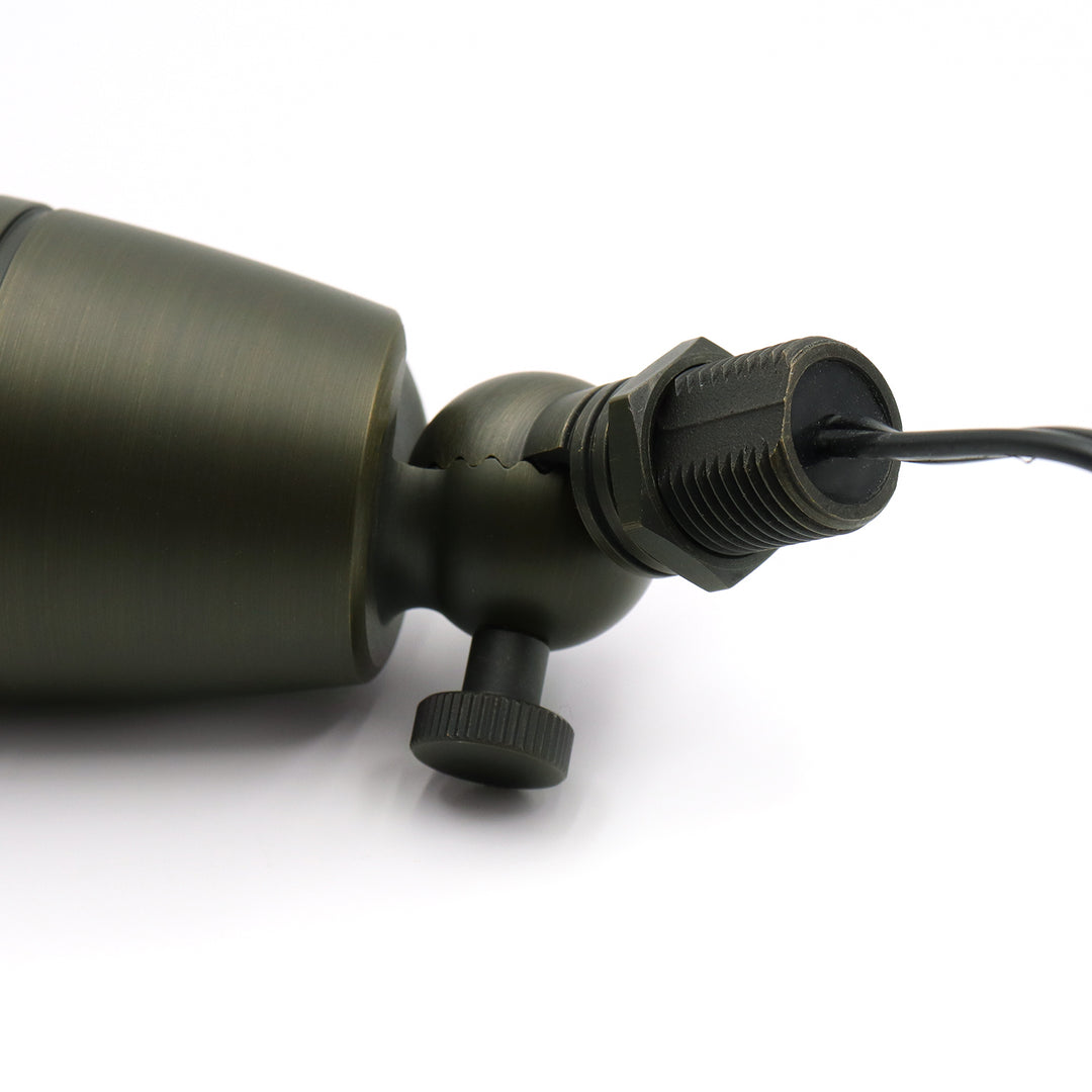 IUL01 Low Voltage Brass Adjustable 3W-12W Integrated 2700K LED Spot Light Outdoor Landscape Lighting