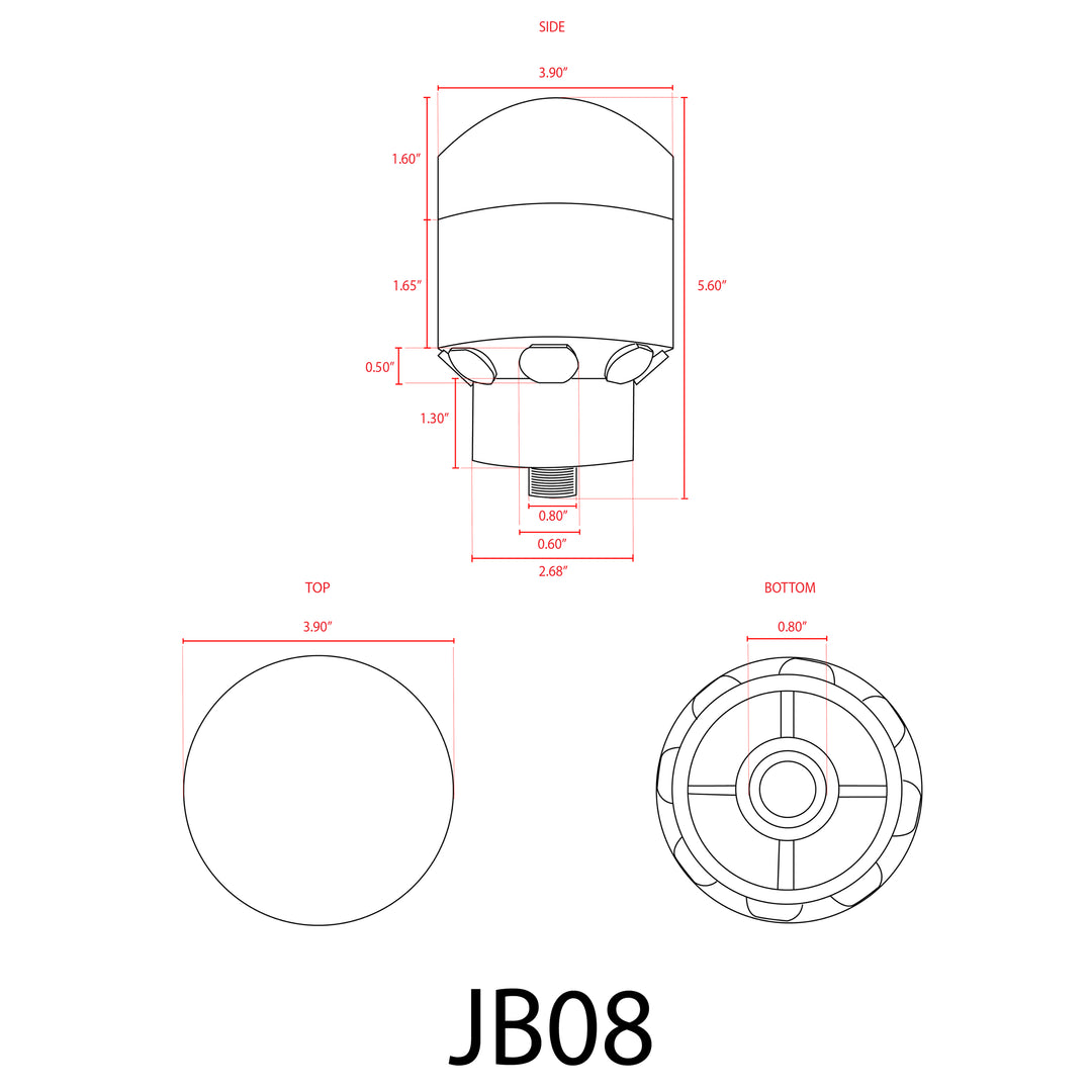 JB08 Hub central multizona de caja de conexiones de bajo voltaje | Accesorio de iluminación de paisaje
