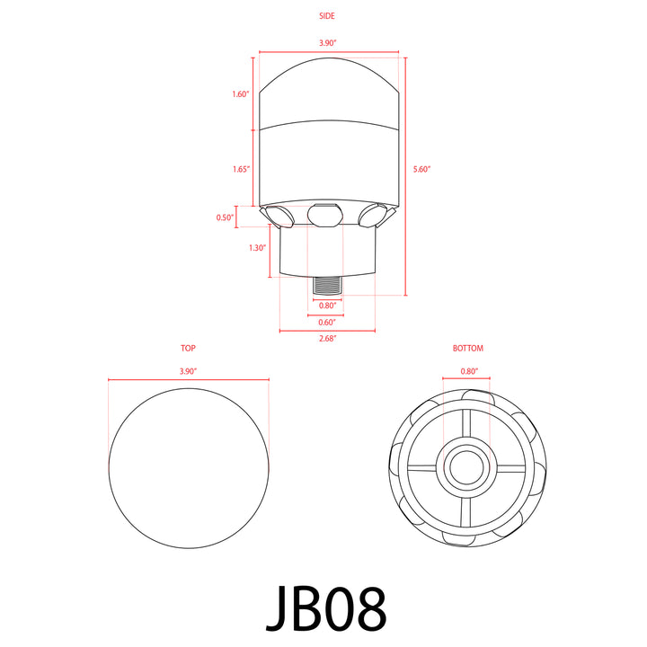 JB08 Hub central multizona de caja de conexiones de bajo voltaje | Accesorio de iluminación de paisaje