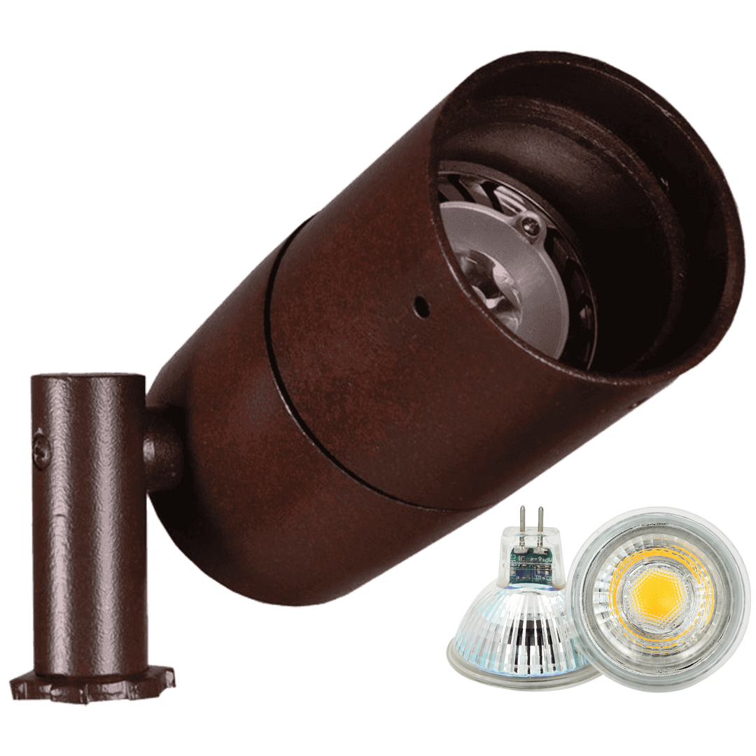 KL103 4x/8x/12x Package Low Voltage Modern Bullet Spotlight Aluminum Outdoor Lighting 5W 3000K Bulb