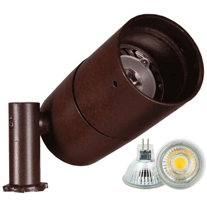 KL103 4x/8x/12x Package Low Voltage Modern Bullet Spotlight Aluminum Outdoor Lighting 6W 2700K Bulb