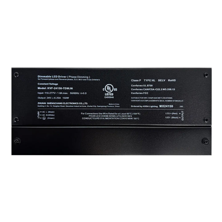 MX24 DC 24V Low Voltage Dimmable Transformers UL Listed LED Driver Outdoor Rated