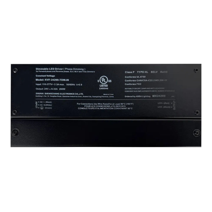 MX24 DC 24V Low Voltage Dimmable Transformers UL Listed LED Driver Outdoor Rated