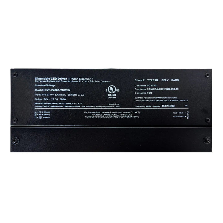 MX24 DC 24V Low Voltage Dimmable Transformers UL Listed LED Driver Outdoor Rated