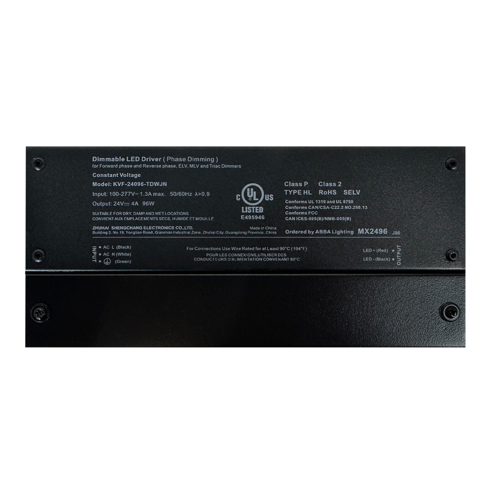 MX24 DC 24V Low Voltage Dimmable Transformers UL Listed LED Driver Outdoor Rated
