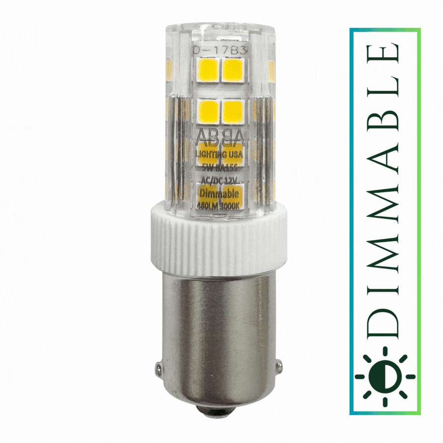 Outdoor Landscape Lighting LED 12V Low Voltage BA15S 5W 12V Low Voltage LED Bayonet Style Light Bulb | Landscape Lighting Accessory