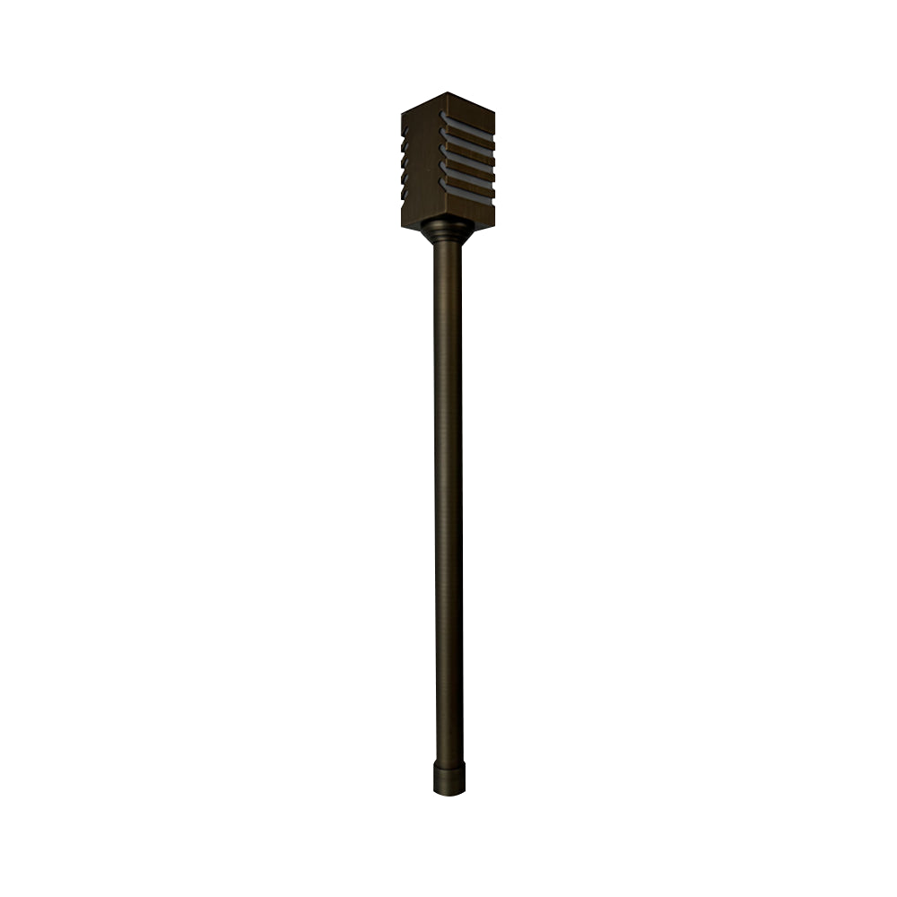 PLB24 Cast Brass Path and Area Light LED Low Voltage Pathway Outdoor Lighting Landscape Fixture