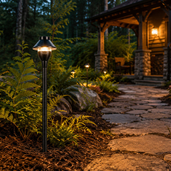 Outdoor Landscape Lighting LED 12V Low Voltage PLB01 Cast Brass Path Light | Low Voltage Landscape Light Lamp Ready G4 Socket