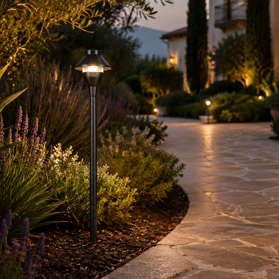 Outdoor Landscape Lighting LED 12V Low Voltage PLB01 Cast Brass Path Light | Low Voltage Landscape Light Lamp Ready G4 Socket