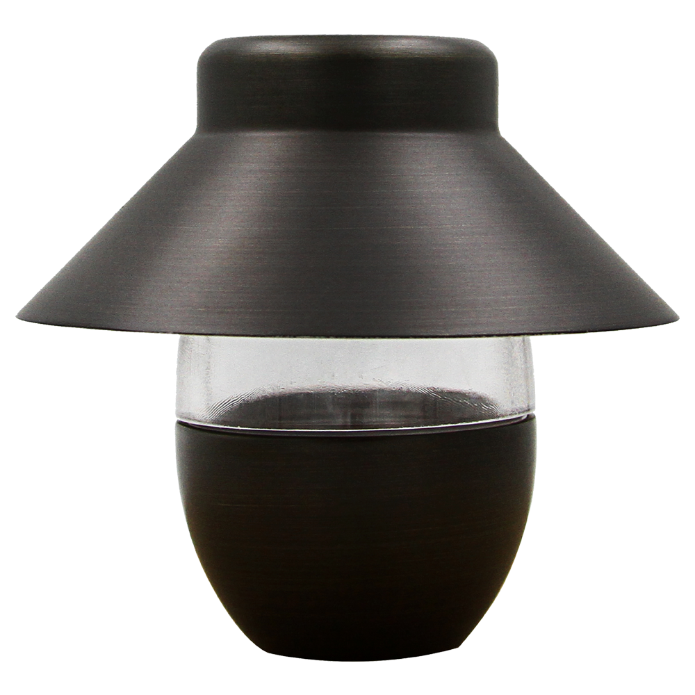 PLB01 Cast Brass Path Light | Lamp Ready Low Voltage Landscape Light