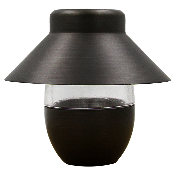 PLB01 Cast Brass Path Light | Lamp Ready Low Voltage Landscape Light