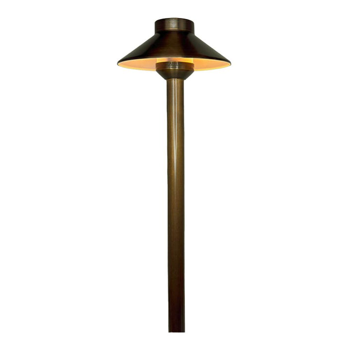 Outdoor Landscape Lighting LED 12V Low Voltage Complete Brass Landscape Lighting Kit: Spotlights, Path Lights, Transformer, Wire & All Required Components