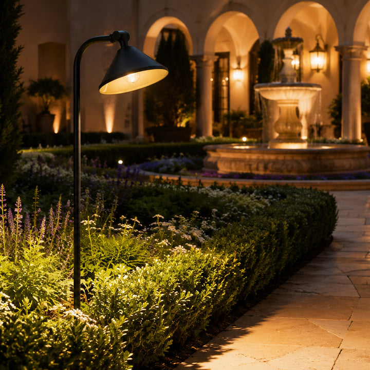 Outdoor Landscape Lighting LED 12V Low Voltage PLB05 Cast Brass Path Light | 12V Low Voltage Landscape Light Lamp Ready G4 Socket