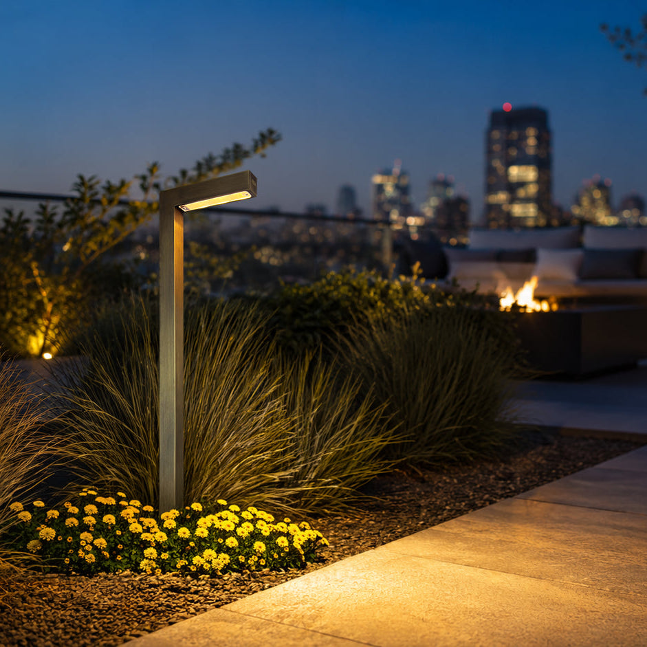 PLB10 Cast Brass Path Light | 12V Low Voltage Landscape Light Lamp Ready G4 Socket