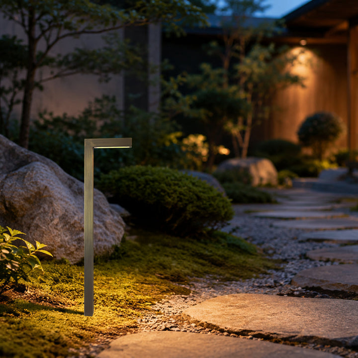 PLB07 Cast Brass Path Light | 3W 3000K Warm White Integrated LED 12V Low Voltage Landscape Light