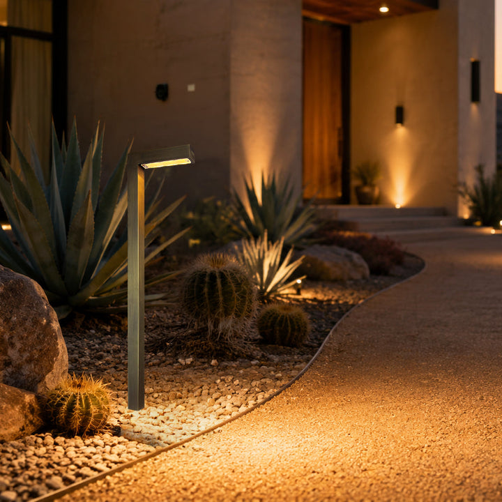 PLB10 Cast Brass Path Light | 12V Low Voltage Landscape Light Lamp Ready G4 Socket