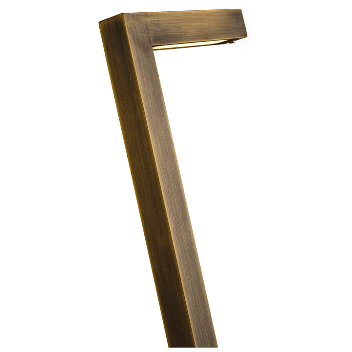 PLB10 Cast Brass Path Light | Lamp Ready 12V Low Voltage Landscape Light