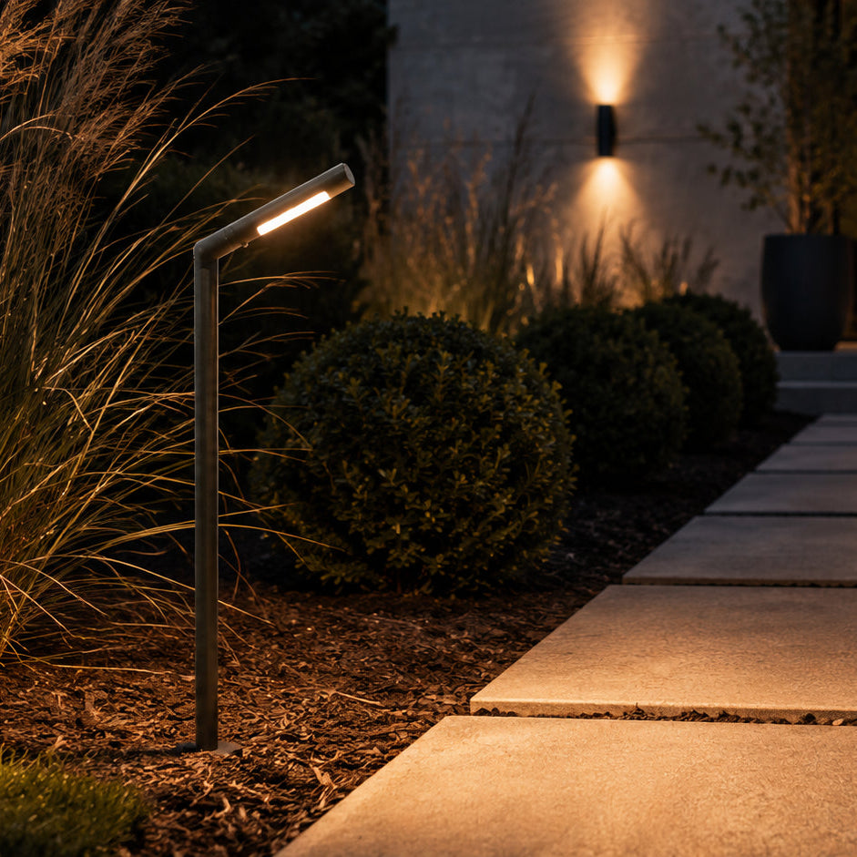 PLB16 Cast Brass Path Light | Lamp Ready 12V Low Voltage Landscape Light Lamp Ready G4 Socket