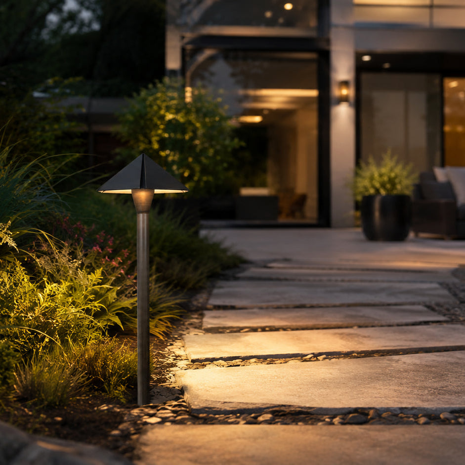 PLB19 Brass LED 12V Low Voltage Pathway Outdoor Lighting Landscape Fixture Lamp Ready G4 Socket