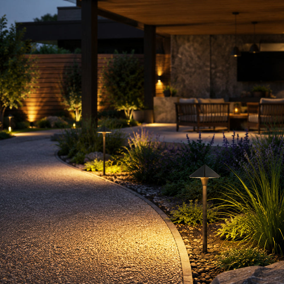 PLB19 Brass LED 12V Low Voltage Pathway Outdoor Lighting Landscape Fixture Lamp Ready G4 Socket