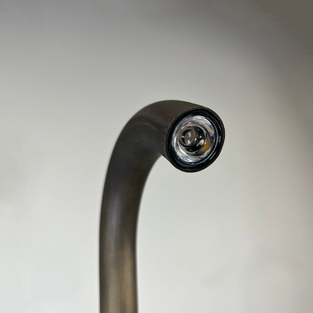 Outdoor Landscape Lighting LED 12V Low Voltage PLB21 4x/8x/12x Package Cast Brass 3W 3000K Warm White Integrated LED Cane Style Curved 12V Low Voltage Pathway Light