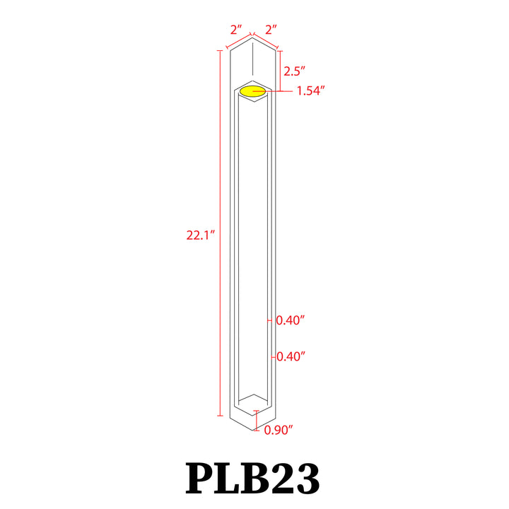 PLB23 Cast Brass Path and Area Light LED Low Voltage Pathway Outdoor Lighting Landscape Fixture