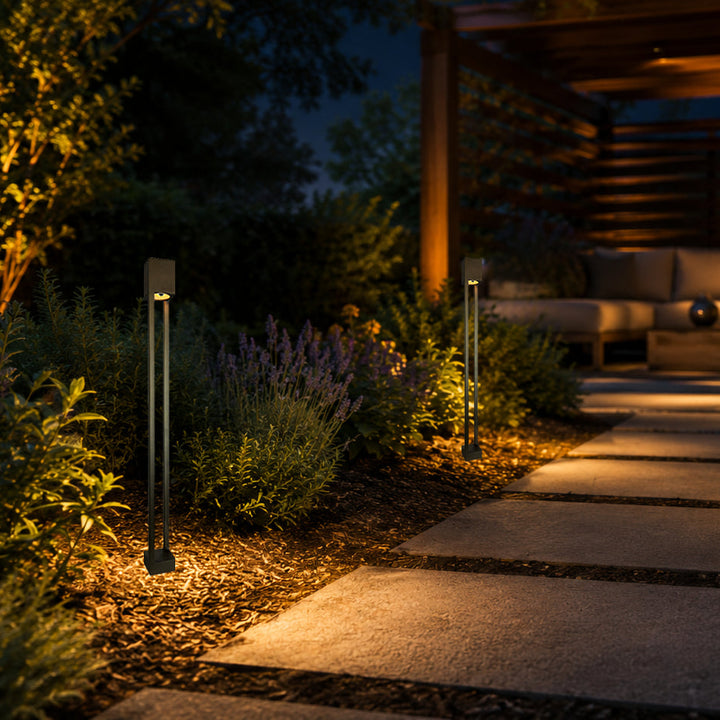 PLB23 Cast Brass Path and Area Light LED 12V Low Voltage Pathway Outdoor Lighting Landscape Fixture Lamp Ready G4 Socket